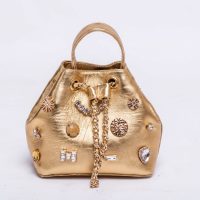 Embellished Bucket Bag