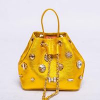 Embellished Bucket Bag