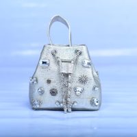 Embellished Bucket Bag