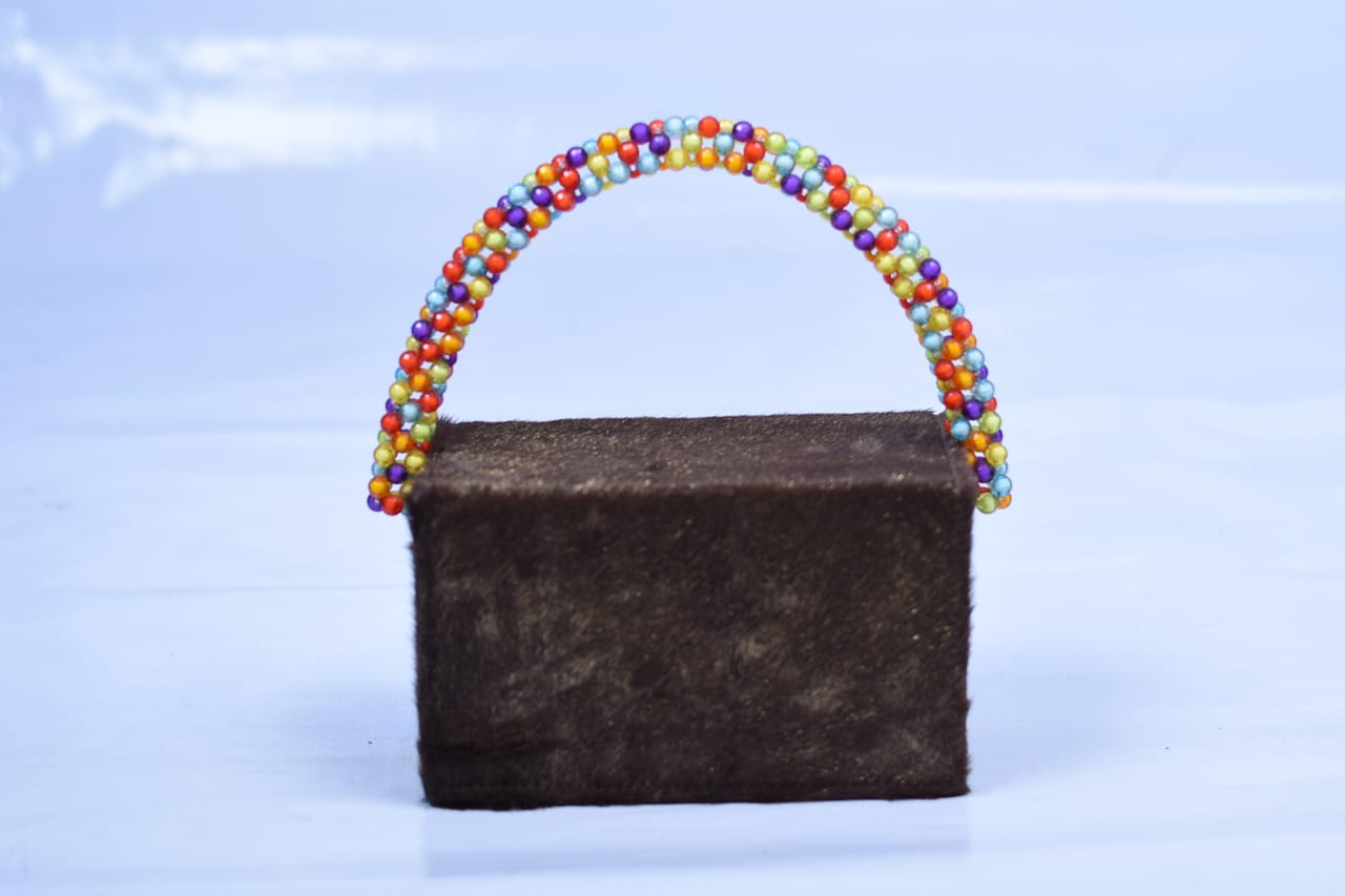 Beaded Dahomey Box Beaded Dahomey Box
