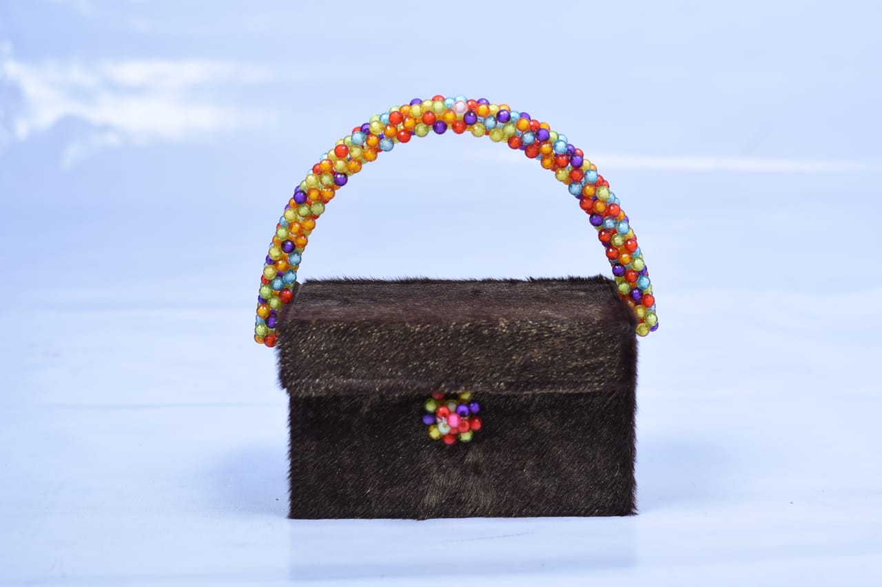 Beaded Dahomey Box Beaded Dahomey Box